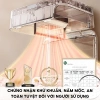 Máy sấy quần áo mini gập gọn, sấy giày, balo, túi xách - Du lịch tiện lợi, bảo hành 12 tháng 3