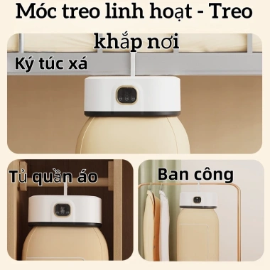Máy sấy quần áo mini gia đình - Tự động, gấp gọn, thiết kế nhỏ gọn cho phòng trọ, giảm giá 65.200 VND 6