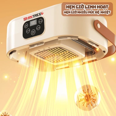 Máy Sấy Quần Áo SHINTREEE Treo Tường Khử Khuẩn 3 Chế Độ Hẹn Giờ 379.000₫