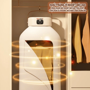 Máy Sấy Quần Áo SHINTREEE Treo Tường Khử Khuẩn 3 Chế Độ Hẹn Giờ 379.000₫