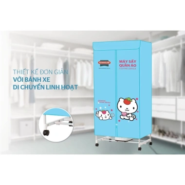 Máy sấy quần áo Sunhouse SHD-2.702 1.000W Tủ sấy khô hàng chính hãng giảm giá 950.000₫