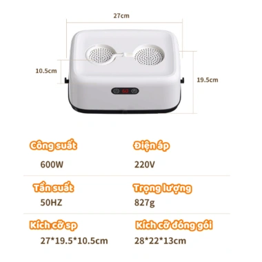 Máy Sấy Quần Áo Treo Tường Khử Khuẩn, Sấy Khô Nhanh, Gọn Nhỏ, Giá 363.000 VND 9