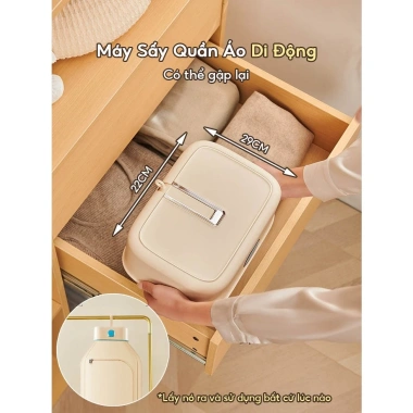 Máy sấy quần áo YANGZI GX-G1 3D khử trùng 430W - 2 chế độ sấy + hẹn giờ, thiết kế nhỏ gọn, giá ưu đãi 477.725 VND 3