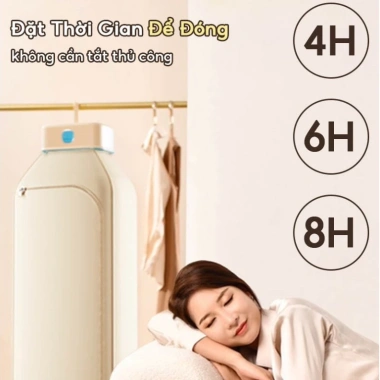 Máy sấy quần áo YANGZI GX-G1 Mini di động, gấp gọn, sấy 3D khử trùng, hẹn giờ tắt 4