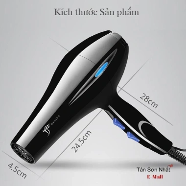 Máy sấy tóc 2 chiều DELIYA 8.018 2.200W nóng lạnh, tặng 5 phụ kiện - 147.075 VND 8 Máy sấy tóc 2 chiều DELIYA 8.018 2.200W nóng lạnh, tặng 5 phụ kiện - 147.075 VND 8