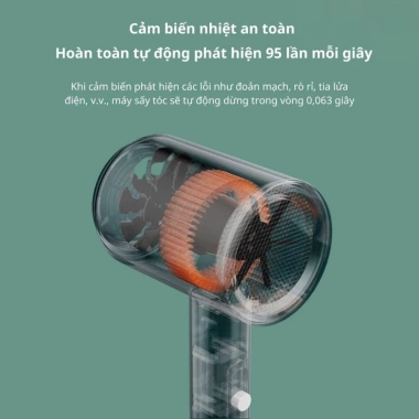 Máy sấy tóc 2 chiều nóng lạnh 2.300W - 3 chế độ, khô nhanh chuẩn salon MST1, giá 75k