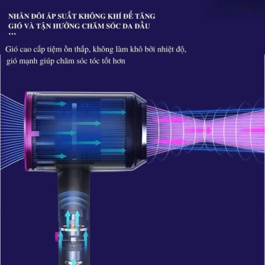 Máy sấy tóc 2 chiều nóng lạnh 2.300W - 3 chế độ, khô nhanh chuẩn salon MST1, giá 75k