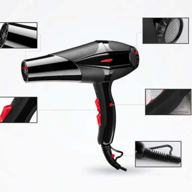 Máy sấy tóc 2 chiều nóng lạnh 3.500W công suất lớn ánh sáng xanh kèm mỏ vịt - Bảo hành 1 đổi 1