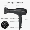 Máy sấy tóc 2 chiều Nóng Lạnh Lebenlang LBL3.066 - 2 đầu ion, chống xơ rối, 449k 8