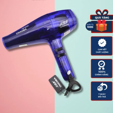 Máy sấy tóc 3.000W CHHACBA 6.600 - 2 chế độ nóng lạnh, tạo kiểu dễ dàng, freeship