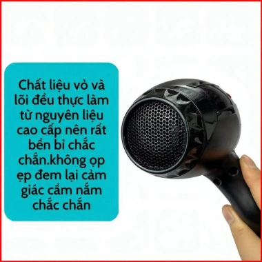 Máy sấy tóc 3.500W 2 chế độ nóng lạnh, chuẩn salon, kèm gương lược - Giá chỉ 56.500₫ 6