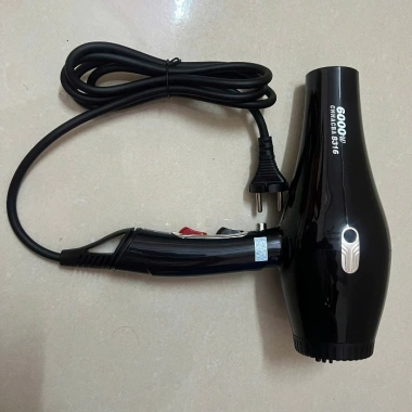 Máy sấy tóc 6.000W 2 chiều nóng lạnh, ánh sáng xanh, dây dài 2m - Dành cho salon