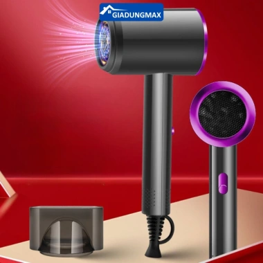 Máy sấy tóc âm không cánh quạt 2 chiều, nóng lạnh, 3 chế độ, công suất cao - 81.823₫