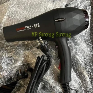 Máy sấy tóc Barber Plus V12 2.600W - Công suất mạnh, khô nhanh, gọn nhẹ, giao màu ngẫu nhiên, giá ưu đãi 293k