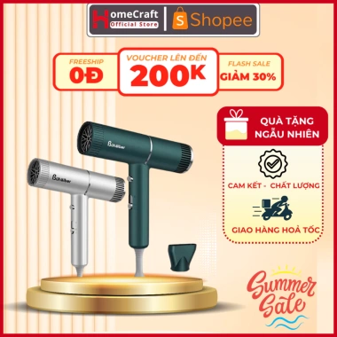 Máy sấy tóc Bühäiber 2 chiều nóng lạnh 2.200W, khô nhanh 3 tốc độ, BNP-997 1 Máy sấy tóc Bühäiber 2 chiều nóng lạnh 2.200W, khô nhanh 3 tốc độ, BNP-997 1