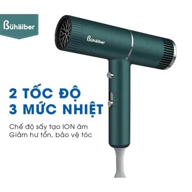 Máy sấy tóc Bühäiber BNP-997 2.200W 2 tốc độ 3 mức nhiệt - Giá chỉ 289.000 VND