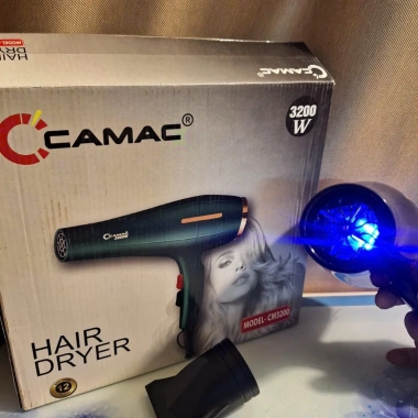 Máy sấy tóc Camac 3.200W 2 chiều nóng lạnh kèm đầu tạo kiểu Giá 165.000₫