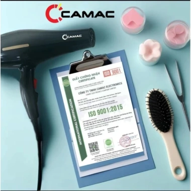 Máy sấy tóc Camac 3.200W 2 chiều nóng lạnh kèm đầu tạo kiểu - Giá chỉ 199.000₫