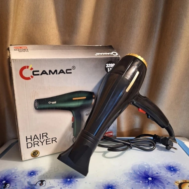 Máy sấy tóc Camac 3.200W 2 chiều nóng lạnh kèm đầu tạo kiểu - Giá chỉ 199.000₫