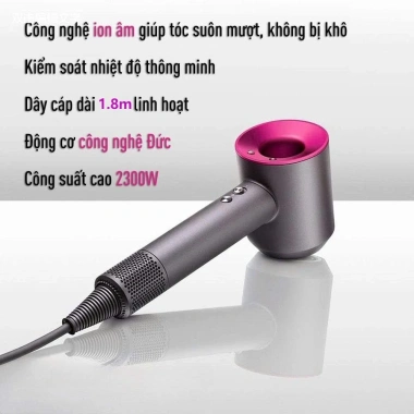Máy sấy tóc cao cấp ion âm không cánh, 2 chiều nóng lạnh 2.200W - Giá 265.000đ