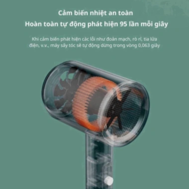Máy Sấy Tóc Công Suất Mạnh 2 Chế Độ Nóng Mát Chuẩn Salon HGHOME Giá 76.000 VND 5