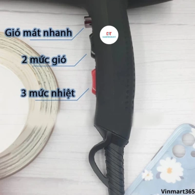 Máy Sấy Tóc DAVINES 2.500W 2 Chân Công Suất Mạnh Sấy Nhanh Cho Salon và Gia Đình Giá Ưu Đãi 335.000 VND