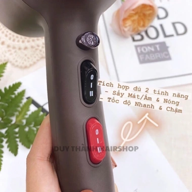 Máy Sấy Tóc DAVINES 2.500W 2 Chân Công Suất Mạnh Sấy Nhanh Cho Salon và Gia Đình Giá Ưu Đãi 335.000 VND