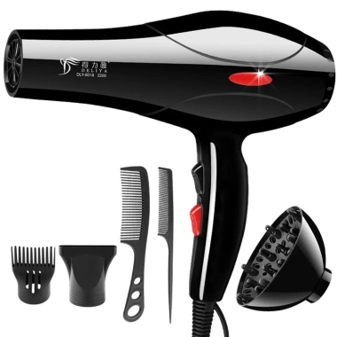 Máy sấy tóc DELIYA 2.200W nóng lạnh 2 chiều, công suất lớn, kèm 5 phụ kiện
