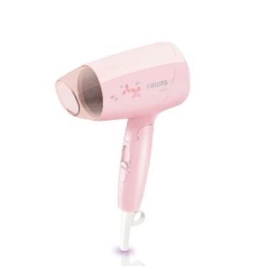 Máy sấy tóc du lịch Philips BHC010 1.200W màu hồng - Hàng chính hãng, giảm giá 367k