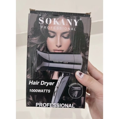 Máy Sấy Tóc Du Lịch Sokany 3.666 Mini Gấp Gọn, Siêu Tốc 2 Chế Độ Nóng, Tiện Lợi Cho Mọi Điểm Đến