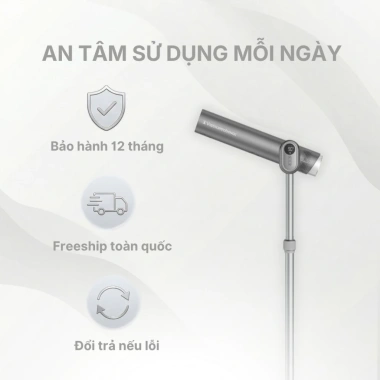 Máy sấy tóc đứng Vietnamrobovac A4D ion âm, góc 180 – Tóc mềm mượt, giá 4,278,434₫