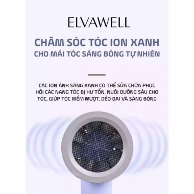 Máy sấy tóc Elvawell 1.800W cho salon - Bảo hành 6 tháng, giá ưu đãi 179.000₫ 3 Máy sấy tóc Elvawell 1.800W cho salon - Bảo hành 6 tháng, giá ưu đãi 179.000₫ 3