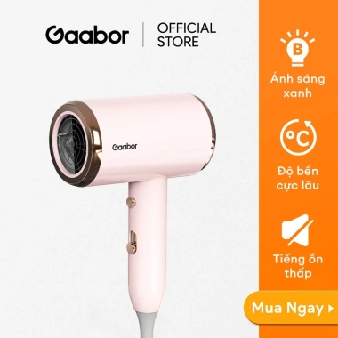 Máy sấy tóc Gaabor GHD-N1.000D 1.000W tiếng ồn thấp, ánh sáng xanh, 3 tốc độ - Dễ mang du lịch, giảm giá 179k 2 Máy sấy tóc Gaabor GHD-N1.000D 1.000W tiếng ồn thấp, ánh sáng xanh, 3 tốc độ - Dễ mang du lịch, giảm giá 179k 2