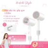 Máy sấy tóc gấp gọn HODEKT 1.200W - 3 chế độ nóng lạnh đèn xanh bảo vệ tóc di động 10