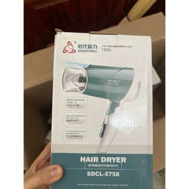 Máy sấy tóc gấp gọn siêu nhẹ, công suất mạnh, khô nhanh chỉ 149.000₫