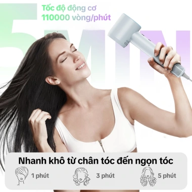 Máy sấy tóc GOOJODOQ tốc độ cao - Khô nhanh, công suất mạnh, giá ưu đãi 539,100₫ 3