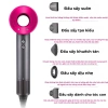 Máy sấy tóc HD08 khô nhanh, tóc mượt tự nhiên, hơi nước - Giá ưu đãi 429.660₫ 5