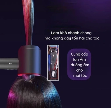 Máy sấy tóc Hồng Pastel MIKI DREAME HAIR 2 chiều nóng lạnh, nhiệt thông minh 2.300W - 299.000 VND