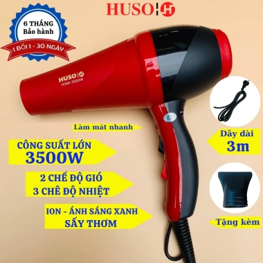 Máy sấy tóc HS68-3.500 công suất lớn 2 chiều nóng lạnh, ion âm - 398.000₫ Máy sấy tóc HS68-3.500 công suất lớn 2 chiều nóng lạnh, ion âm - 398.000₫