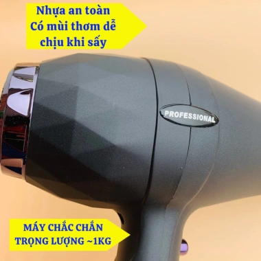 Máy sấy tóc HUSO SALON 2 chiều nóng lạnh, ION âm sáng xanh, sấy thơm – 398.000₫ 7