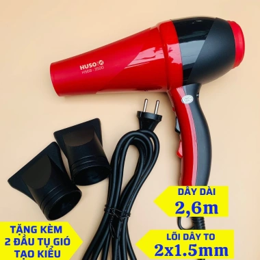Máy sấy tóc HUSO X5-5.000 ion âm, nóng lạnh 6 chế độ - Giá 398.000₫ 8