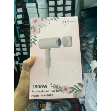 Máy sấy tóc ion 1.800W bảo vệ tóc, làm mượt nhanh, gập gọn nhẹ tiện lợi Giá chỉ 289.700₫
