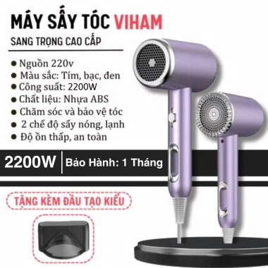 Máy sấy tóc ion âm 2.000W, công suất lớn, bảo vệ tóc, độ ồn thấp, tiện dụng an toàn BXK COSMETICS 2 Máy sấy tóc ion âm 2.000W, công suất lớn, bảo vệ tóc, độ ồn thấp, tiện dụng an toàn BXK COSMETICS 2