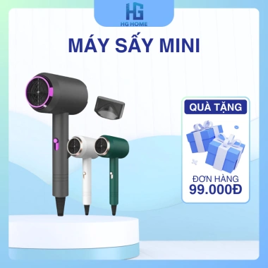 Máy sấy tóc ion âm 5 đầu HGHOME đa năng uốn duỗi xoăn, công nghệ ion âm, giá chỉ 80.000₫