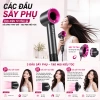 Máy sấy tóc ion âm 5in1 METIS không cánh quạt 2.200W 3 tốc độ 2 chiều + đầu sấy 4
