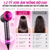 Máy sấy tóc ion âm 5in1 METIS không cánh quạt 2.200W 3 tốc độ 2 chiều + đầu sấy 9