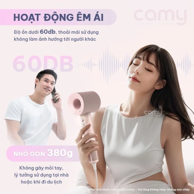 Máy sấy tóc ion âm Camy Air Power 2 chiều 1.600W - Tạo kiểu nhanh, bảo vệ tóc, bảo hành 12 tháng, giá ưu đãi 435.500₫ 7