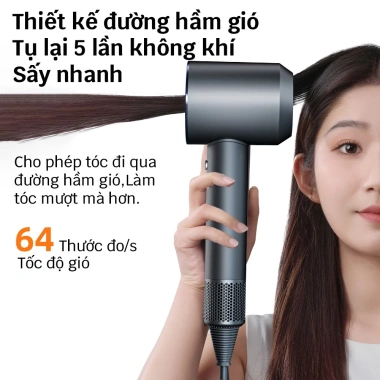Máy sấy tóc ion âm công suất cao 5 vòi phun - Khô nhanh, chăm sóc tóc, bảo hành 3 năm, giá ưu đãi 519.999 7 Máy sấy tóc ion âm công suất cao 5 vòi phun - Khô nhanh, chăm sóc tóc, bảo hành 3 năm, giá ưu đãi 519.999 7