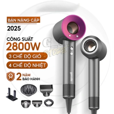 Máy sấy tóc ion âm công suất lớn, nóng lạnh tạo kiểu nhanh, sấy êm không khô - GGStore 265k