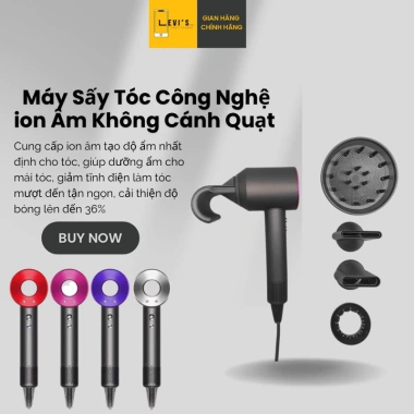 Máy sấy tóc ion âm không cánh quạt cao cấp – Dưỡng ẩm, tóc chắc khỏe, quà tặng hấp dẫn, giá 250.000 VNĐ